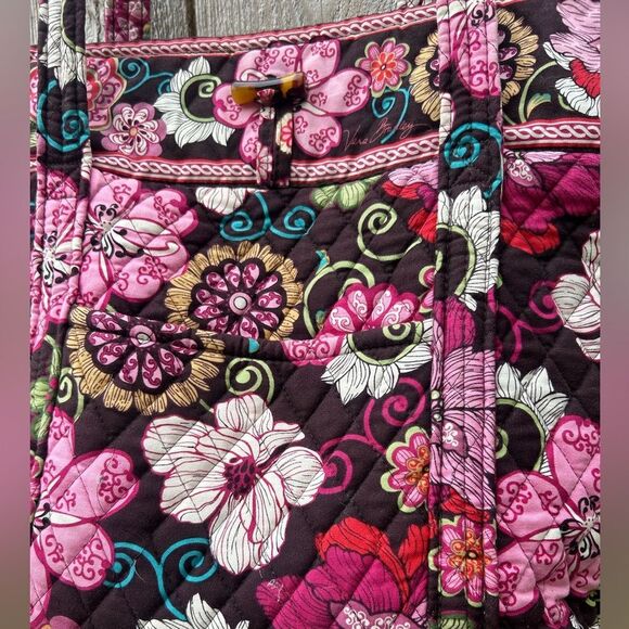 Vera Bradley Floral Large Shoulder Bag - Picture 6 of 8